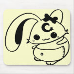 bunny kawaii doll mousepads