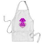 Bunny Love Pink Rabbit Cute Aprons