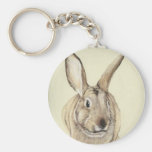 Bunny Rabbit  Art Key Chain