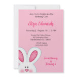 Bunny Rabbit Birthday Invitation