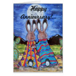Bunny Rabbit/"Snuggle Bunnies" Anniversary Card