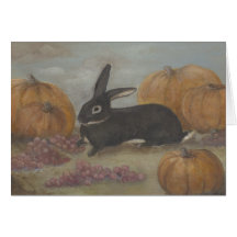 Bunny Thanksgiving Card