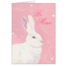 Bunny Valentine Card