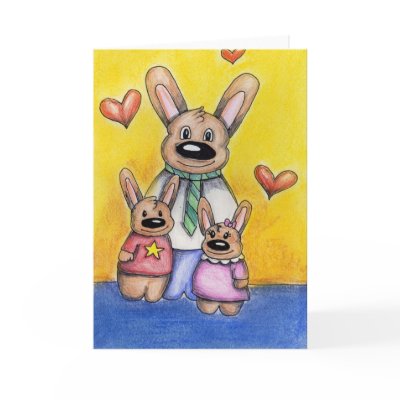bunnydad cards by sweetbutterfly1