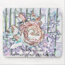 Bunny's Rose Mousepad