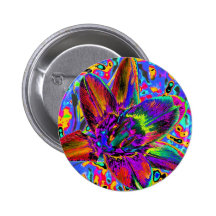 Bunte Blume Anstecknadel