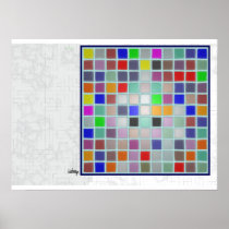 bunte_Würfel_A1 Posters