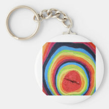 Bunter Jahresring Key Chain