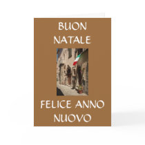 BUON NATALE, FELICE ANNO NUOVO CARDS