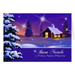 Buon Natale. Italian Customisable Christmas Card