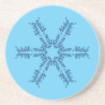 Buon Natale Snowflake Coaster
