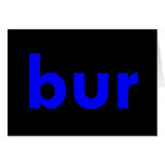 bur cards