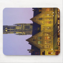Burg Square and Belfry Tower, Bruges, Belgium Mousepad