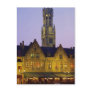 Burg Square and Belfry Tower, Bruges, Belgium Post Cards