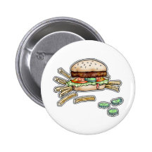 BURGER and FRIES BUTTON
