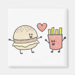 Burger and Fries Magnet