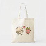 Burger and Fries Tote Tote Bags