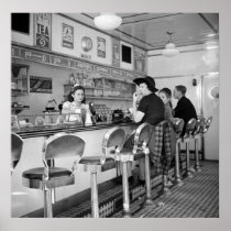 Burger Joint, 1941 Print