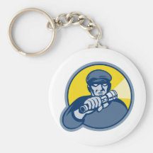 burglar thief mugger criminal front flashlight key chains