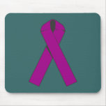 Burgundy Awareness Ribbon Products mousepads