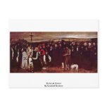 Burial At Ornan By Courbet Gustave postcards