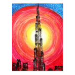 burj dubai postcards