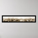 Burkburnett TX Oil Photo 1919 Poster