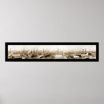 Burkburnett TX Oil Photo 1919 Poster