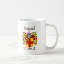 BURKE FAMILY CREST -  BURKE COAT OF ARMS MUG