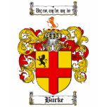 BURKE FAMILY CREST -  BURKE COAT OF ARMS t-shirts