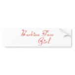 Burkina Faso bumper stickers