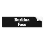 Burkina Faso bumper stickers