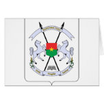 Burkina Faso Coat of arms BF cards