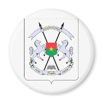 Burkina Faso Coat of arms BF Magnets