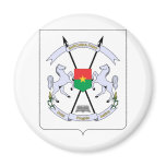 Burkina Faso Coat of arms BF magnets