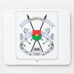 Burkina Faso Coat of arms BF mousepads