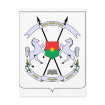 Burkina Faso Coat of arms BF Postcards