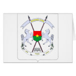 burkina faso coat of arms cards
