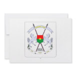 Burkina Faso Coat of Arms invitations
