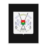 Burkina Faso Coat of Arms postcards