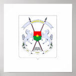 Burkina Faso Coat of Arms posters