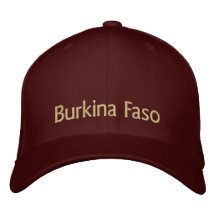 Burkina Faso Custom Hat Embroidered Hats
