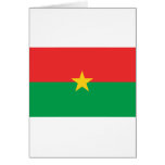 Burkina Faso Flag BF cards