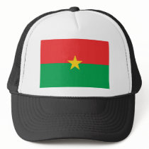 Burkina Faso Flag BF Trucker Hat