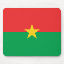 Burkina Faso Flag BF Mouse Mats