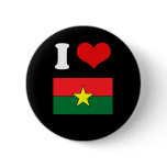 Burkina Faso Flag buttons