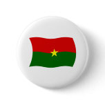 Burkina Faso Flag Button