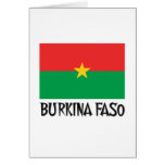 Burkina Faso Flag cards