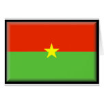 Burkina Faso Flag cards