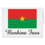 Burkina Faso Flag Design cards